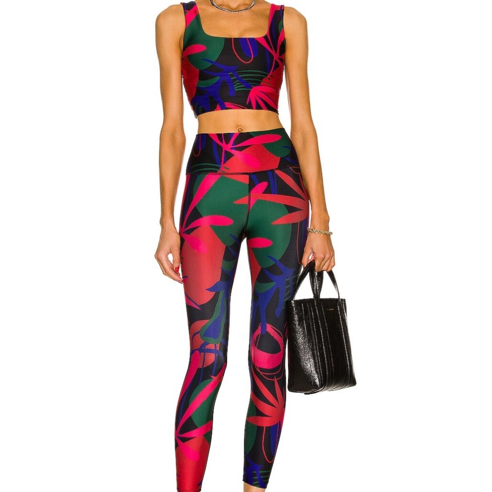 Vibrant colors! PatBo Rio Print High Rise Legging. See post for matching top! - Picture 2 of 4